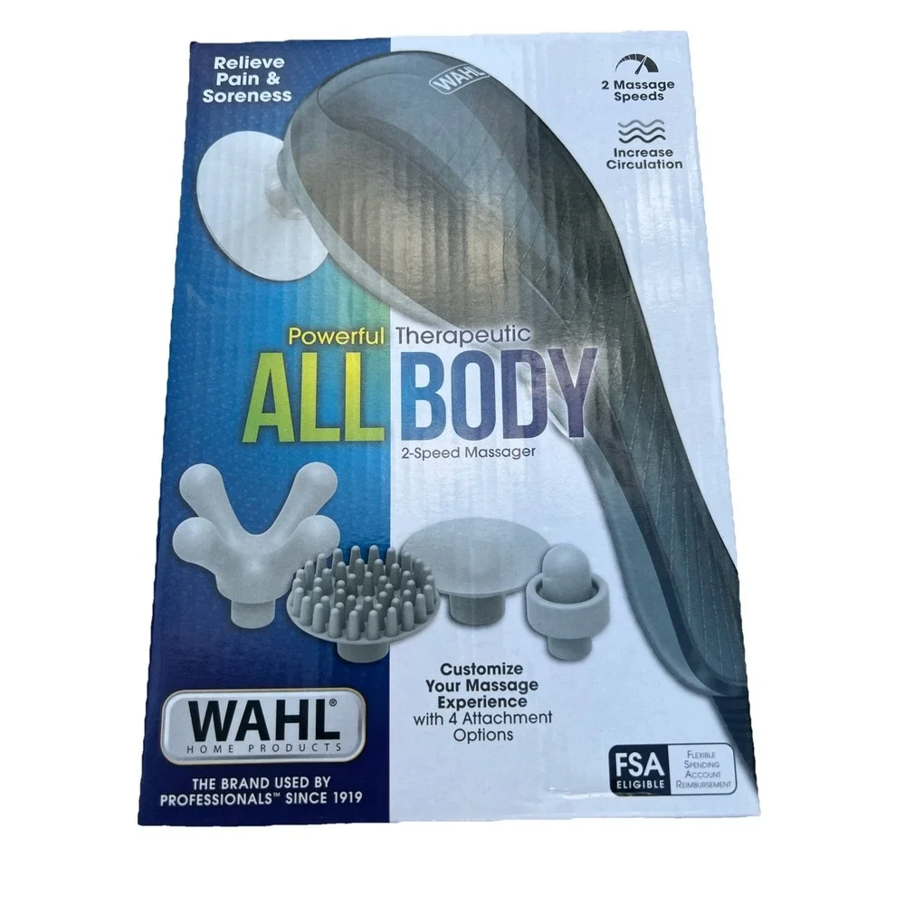 WAHL Powerful Therapeutic All-Body 2-Speed Massager Model‎ 4120-1801